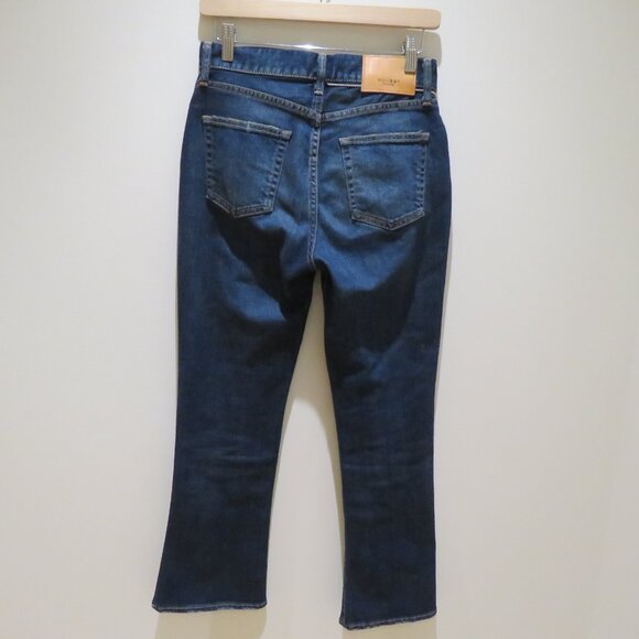 MOUSSY VINTAGE Glendora Flare High Rise Flare Jeans in 110 Blue Dark Denim - Picture 8 of 13